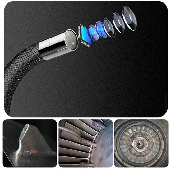 亞泰光電QIE系列高清內(nèi)窺鏡像素高達(dá)兩百萬,內(nèi)窺鏡成像高清